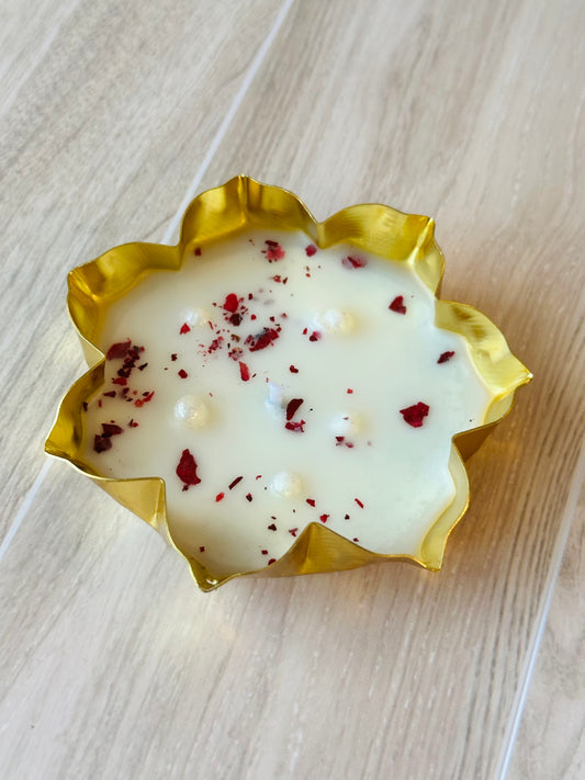 Set of 2 - 3.5" Lotus Flower Decorative Urlis