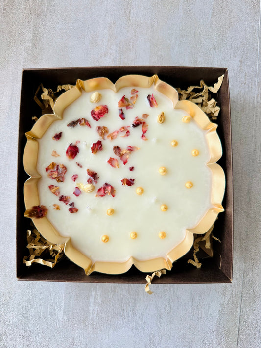 6" Lotus Flower Decorative Urli