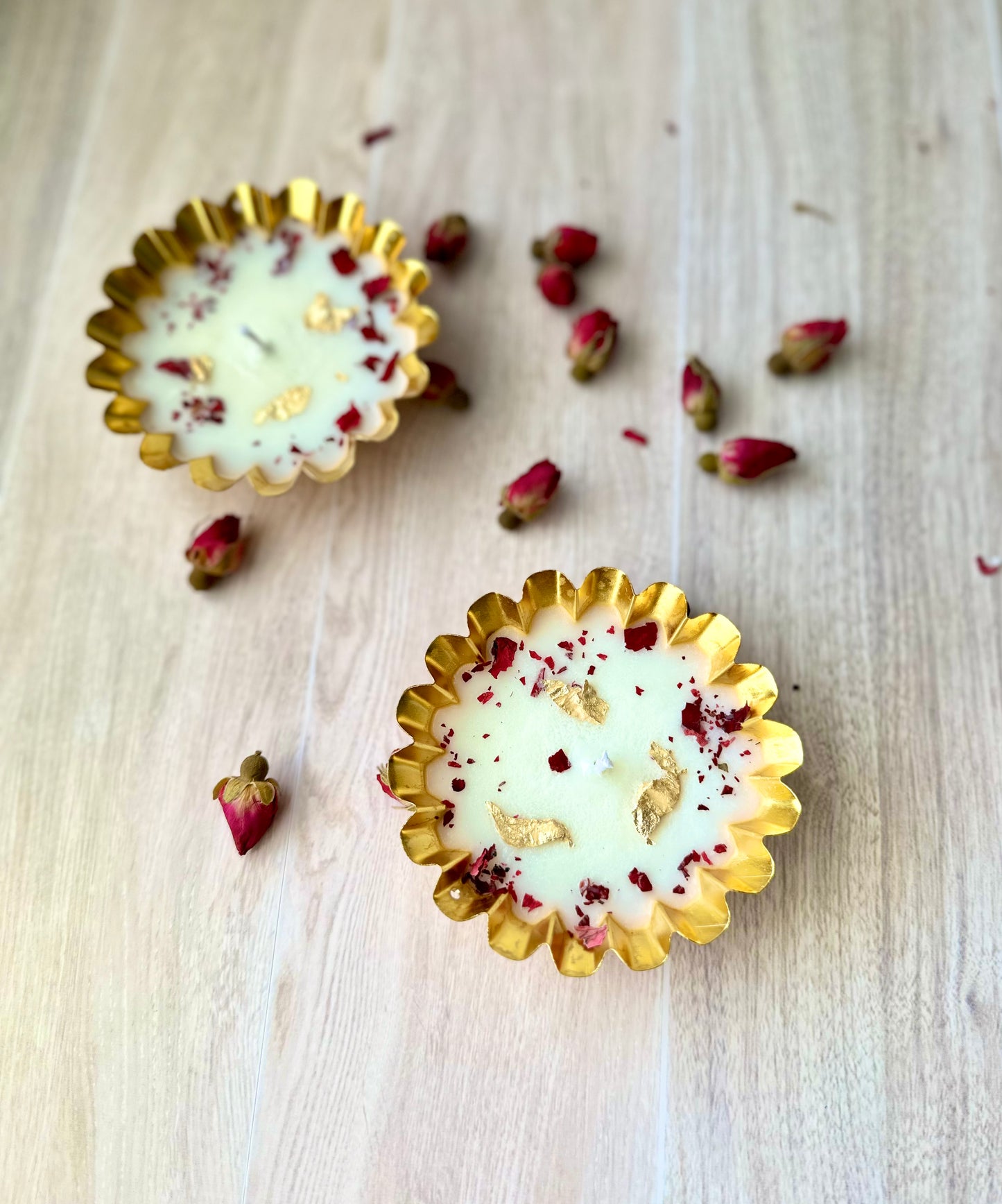 Set of 2 - 3" Tart Design Decorative Urlis