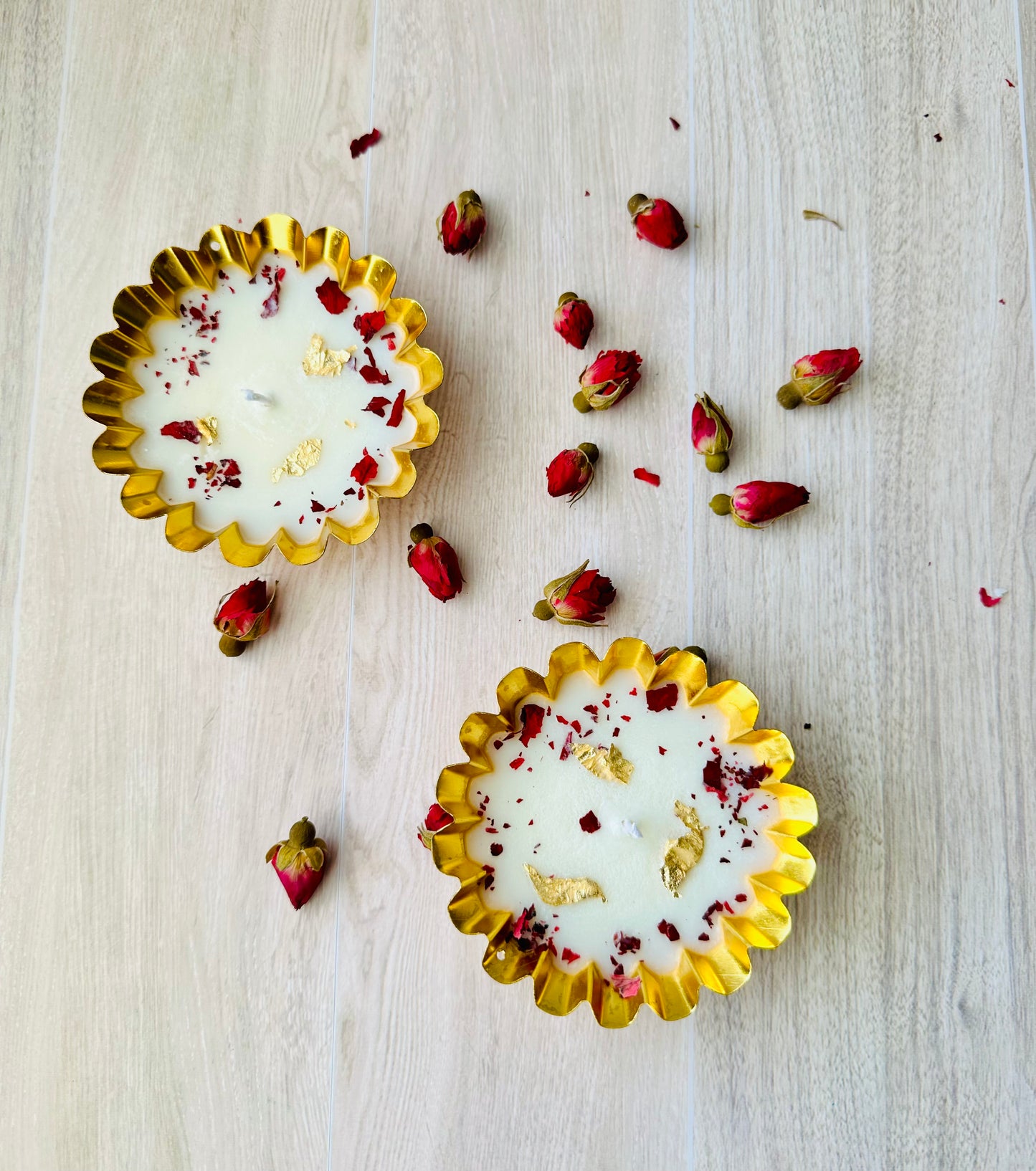 Set of 2 - 3" Tart Design Decorative Urlis